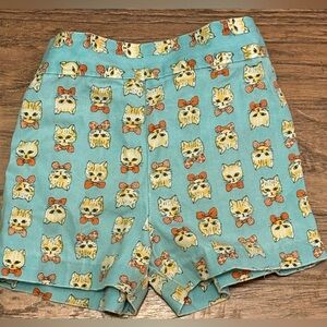 Vintage Health-Tex Girl Kitty Cat Face  Shorts